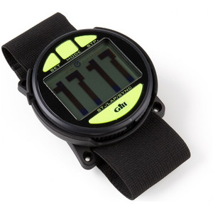 2021 Gill Regatta Race Timer Horloge Zwart / Limoen W014